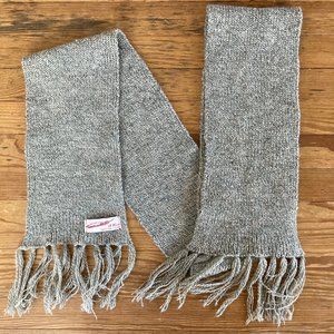 18 Waits Grey Melange Wool Scarf